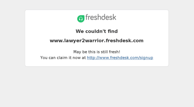 lawyer2warrior.freshdesk.com