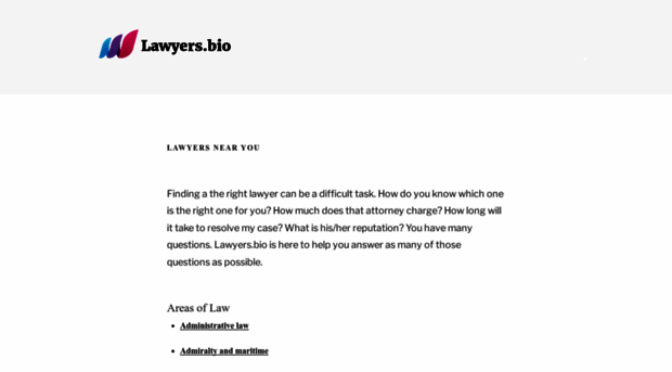 lawyers.bio