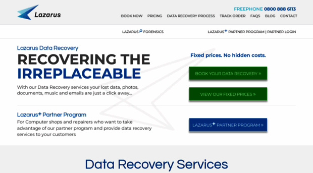 lazarusdatarecovery.com