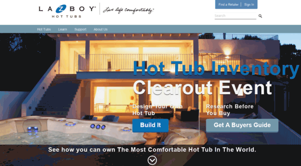 lazboyhottubs.com