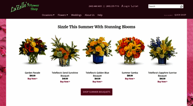 lazellesflowers.com