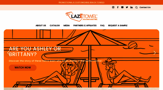 lazetowel.com