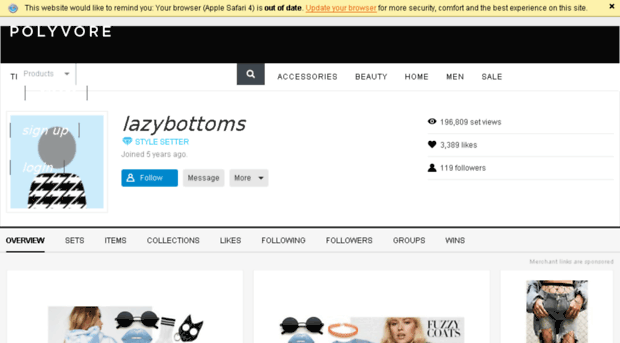 lazybottoms.polyvore.com