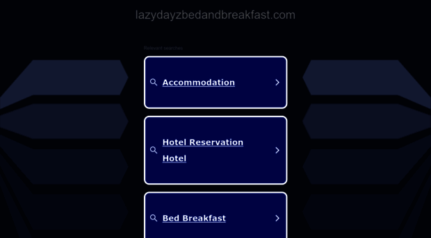 lazydayzbedandbreakfast.com