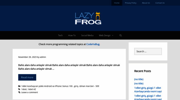 lazyfrog.in