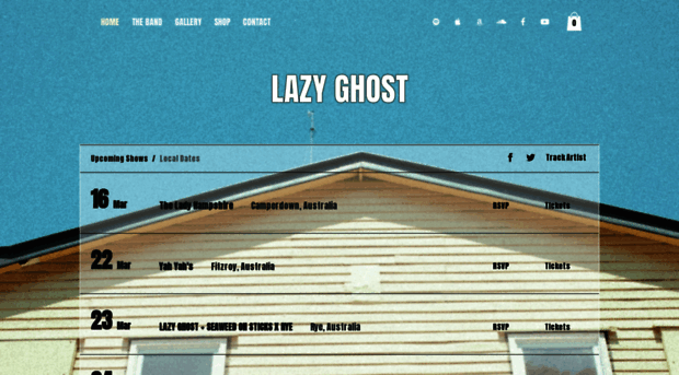 lazyghostband.com