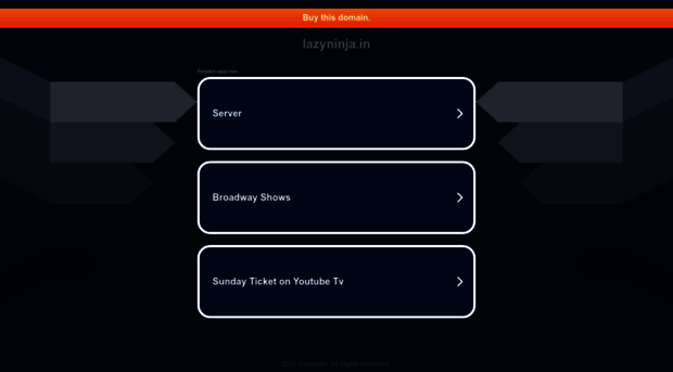 lazyninja.in