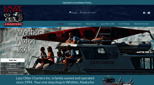 lazyottercharters.com