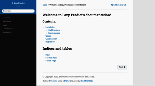 lazypredict.readthedocs.io