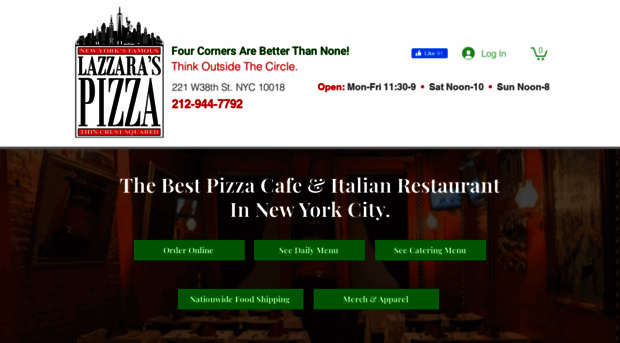 lazzaraspizza.com