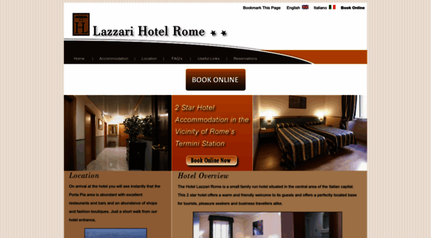 lazzarihotelrome.com