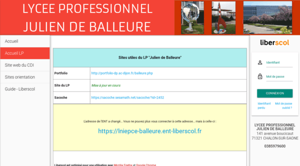 lballeure.ent-liberscol.fr