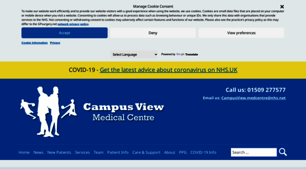 lborounimedicalcentre.co.uk