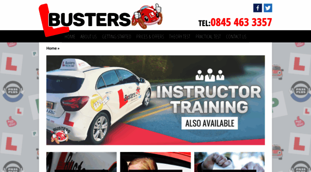 lbustersdrivingschool.com