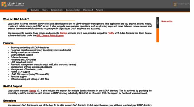ldapadmin.sourceforge.net