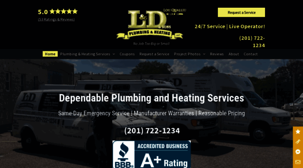 ldplumbingandheating.com