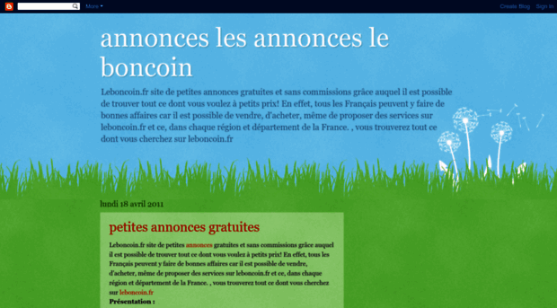 le-boncoin-annonces.blogspot.fr
