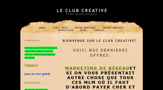 le-club-creative.fr