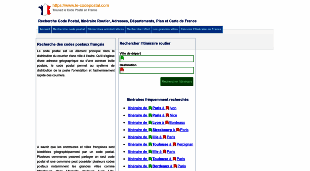 le-codepostal.com