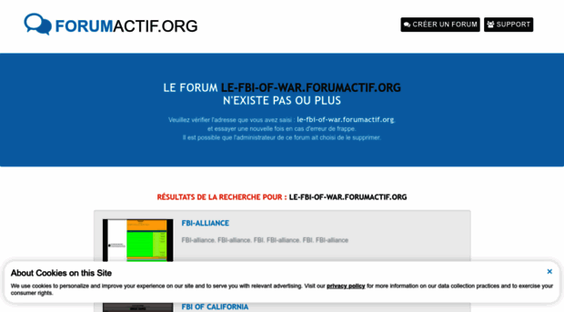 le-fbi-of-war.forumactif.org