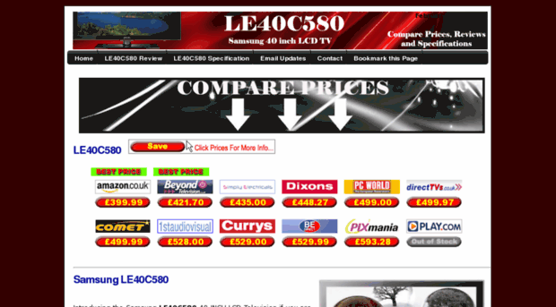 le40c580.co.uk