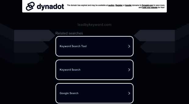 leadbykeyword.com