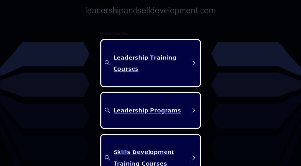 leadershipandselfdevelopment.com