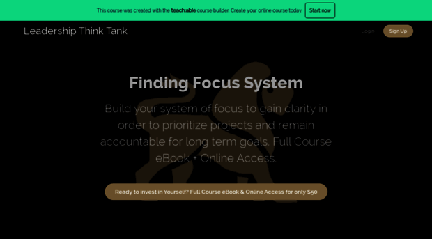 leadershipfindingfocus.teachable.com