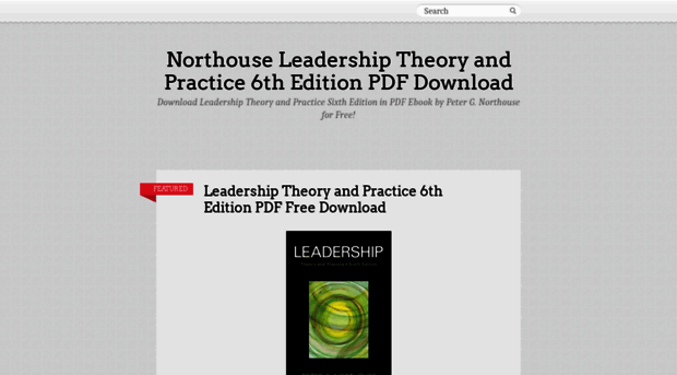 leadershiptheoryandpracticepdf.wordpress.com