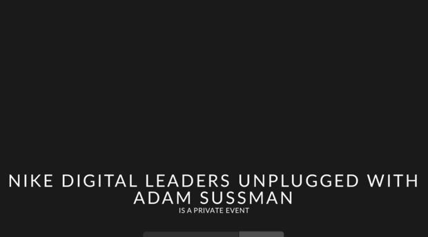 leadersunplugged-sussman.splashthat.com