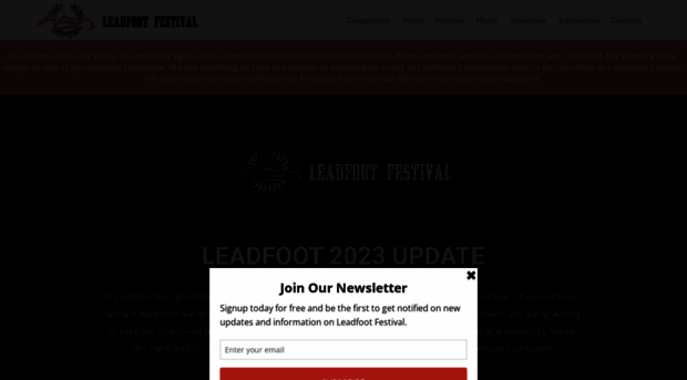 leadfootfestival.com