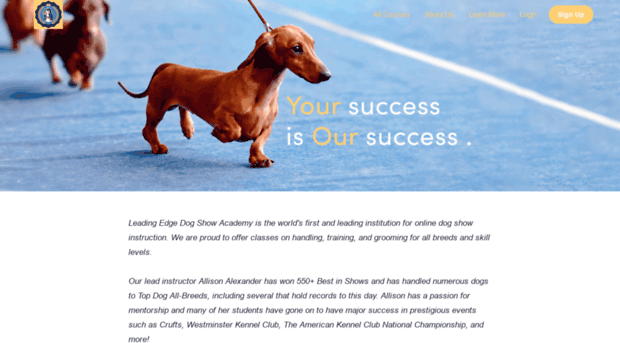 leadingedge-dog-show-academy.teachable.com