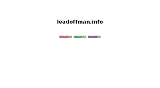 leadoffman.info