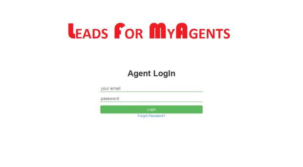 leadsformyagents.com