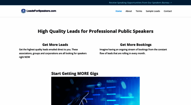 leadsforspeakers.com