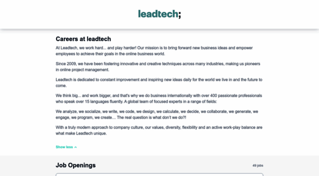 leadtech.workable.com