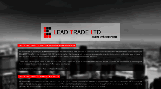 leadtradeltd.com