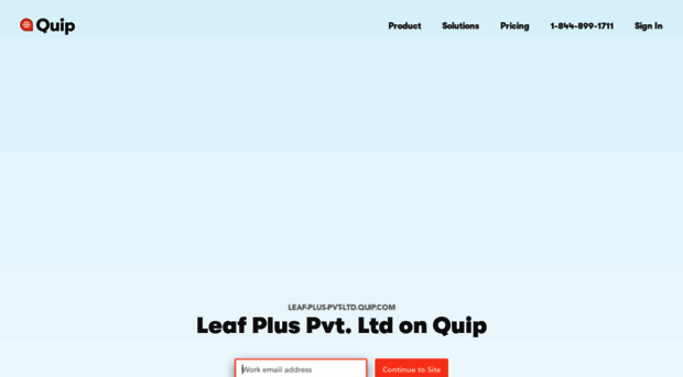 leaf-plus-pvt-ltd.quip.com