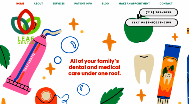 leafdental.com