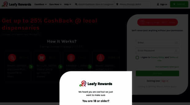 leafyrewards.com