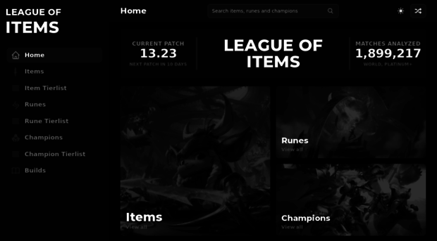 leagueofitems.com