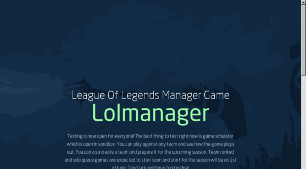 leagueoflegendsmanager.com