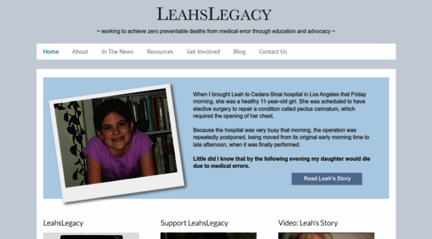 leahslegacy.org