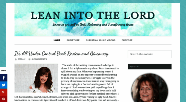 leanintothelord.com