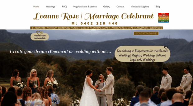 leannerosemarriagecelebrant.com