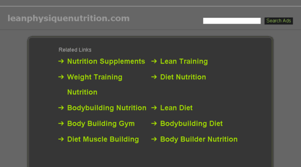 leanphysiquenutrition-com.3dcartstores.com