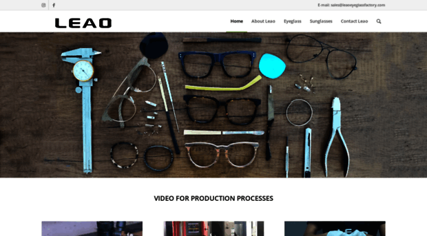 leaoeyeglassfactory.com