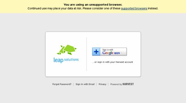leapsolutionsgroupllc.harvestapp.com