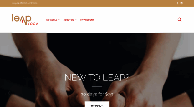 leapyoga.net