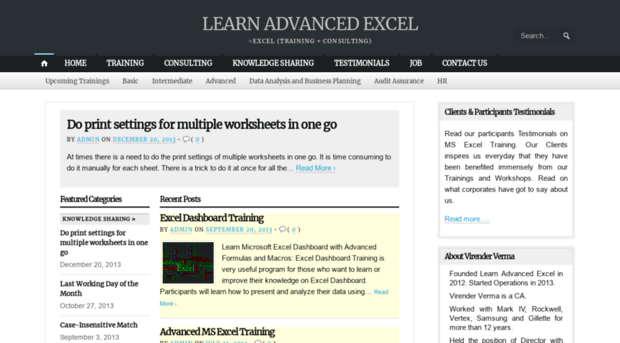 learnadvancedexcel.com